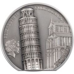 10 Dollars - Elizabeth II Leaning Tower of Pisa