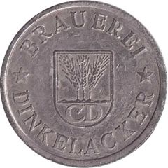Beer Token - Brauerei Dinkelacker coin alignment