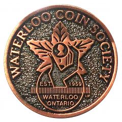 Medal - Waterloo Coin Society 50th Anniversary