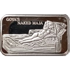 1 oz Silver Goya's Naked Maja