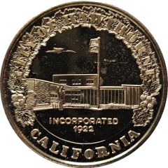 Medal - Fourth Annual California Coin Expo Hawthorne, California