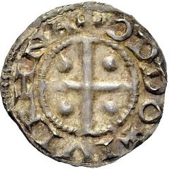 Denier - Immobilization in the name of Otto III Soest mint