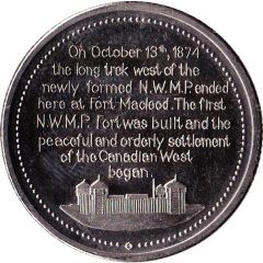 Medallion - Fort Macleod, Alberta Centennial