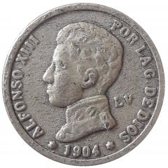 1 Peseta - Alfonso XIII replica , 1904