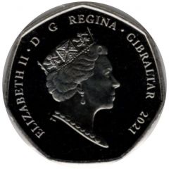 50 Pence - Elizabeth II The Boy in the Dress
