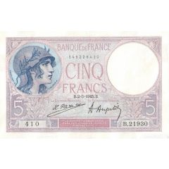 5 Francs - Violet type 1917