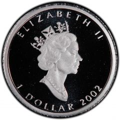 1 Dollar - Elizabeth II Hologram Maple Leaf