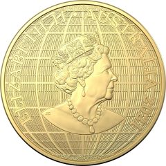100 Dollars - Elizabeth II 6th Portrait - Beneath the Southern Skies - Gold Bullion Coin