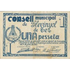 1 Peseta Glevinyol de Ter