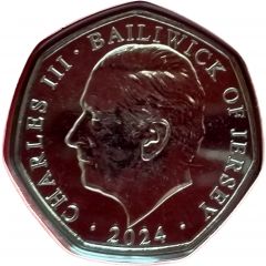 50 Pence - Charles III Fire Brigade - Blackpool
