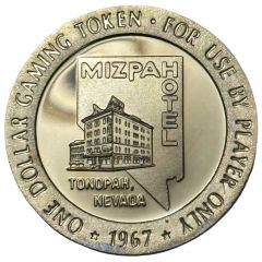 1 Dollar - Mizpah Hotel and Casino Tonopah, Nevada