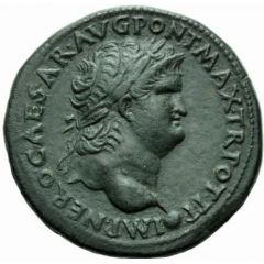 Sestertius - Nero ADLOCVT COH S C