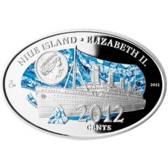 2012 Cents - Elizabeth II Titanic, coloured