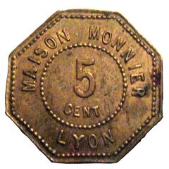 5 Centimes - Maison Monnier - Lyon