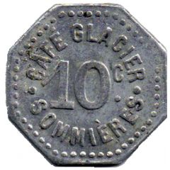 10 Centimes Café Glacier Sommières 30