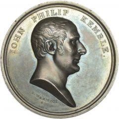 Medal - George III John Kemble, silver