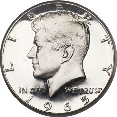 1/2 Dollar `Kennedy Half Dollar` 40% Silver