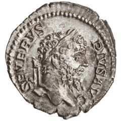 Denarius - Septimius Severus P M TR P XVIII COS III P P, Neptune