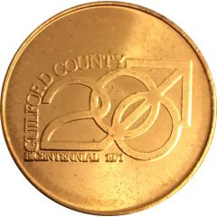 Token - Bicentennial Guilford County, North Carolina