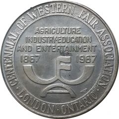Medallion - Western Fair Centennial London, Ontario