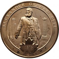 Medal - Medallic History of Canada Alexander Graham Bell Invention of the Telephone