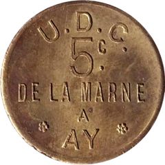 5 Centimes - UDC
