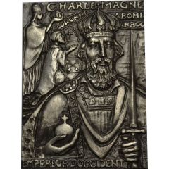 CHARLEMAGNE COURONNE A ROME AN 800