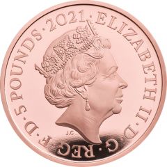 5 Pounds - Elizabeth II Queen`s 95th Birthday, Gold Proof