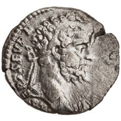Denarius - Septimius Severus P M TR P III COS II P P, Mars