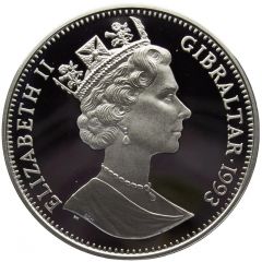 1 Crown - Elizabeth II Bobsledding, Silver Proof