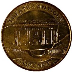 Monnaie de Paris Tourist Token - Orange Théâtre antique