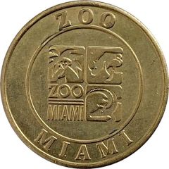 Token - Miami Zoo Quarters For Conservation, Miami, Florida