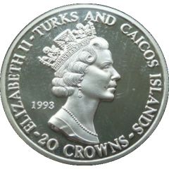 20 Crowns - Elizabeth II Apollo 11