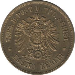 60 Pfennig - Verb. d. Post. u. Tel. Assist. Berlin