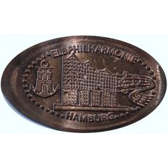 Elongated Coin Elbphilharmonie Hamburg