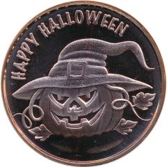 1 oz Copper Happy Halloween