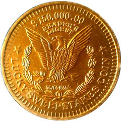 $150 000.00 Reader`s Digest Lucky Sweepstakes Coin