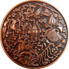 Medal - Australian Wildflowers in Bronze Art Medal