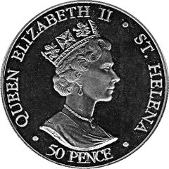 50 Pence - Elizabeth II Accession, Silver