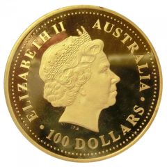 100 Dollars - Elizabeth II 4th Portrait - Australian Nugget - Gold Bullion Coin