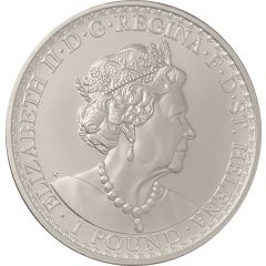 1 Pound - Elizabeth II Una and the Lion
