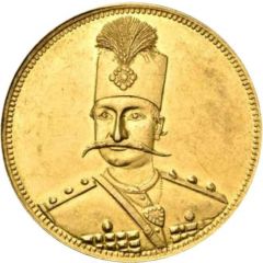 10 Toman - Nāṣer al-Dīn Qājār