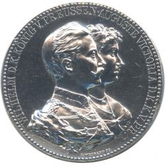 Medal - Wilhelm II and Auguste Victoria Wedding Anniversary