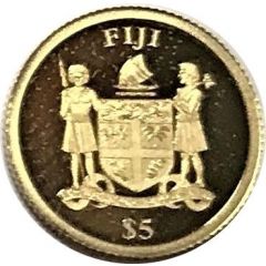 5 Dollars Celtic gold coin