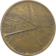 Medal - Construction of the Peace Bridge in Buffalo