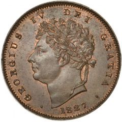 1/3 Farthing - George IV