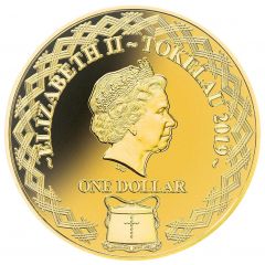 1 Dollar - Elizabeth II Frankenstein
