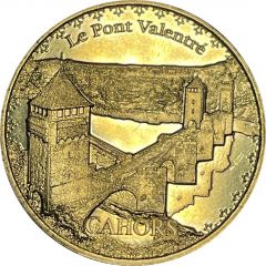 Jeton touristique - Monnaie de Paris - Cahors - Le pont Valentré
