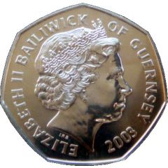 50 Pence - Elizabeth II Coronation Jubilee
