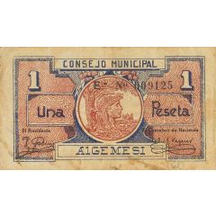 1 Peseta Algemesí